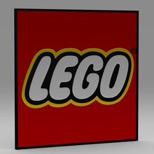 logo lego jeu boutique de la marque conception modèle magasin l'emblème modèles symbole tendance logotipe logotype d'impression imprimable 3d print model - Mito3D