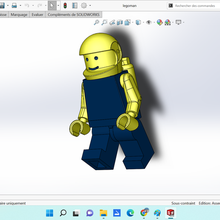 Lego homem 3d print model - Mito3D