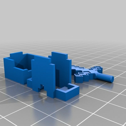 lego minecraft armor + sword construction_toys 3D print model - Mito3D