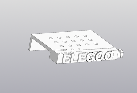 lego neptune 3 tool holder 3d print model - Mito3D