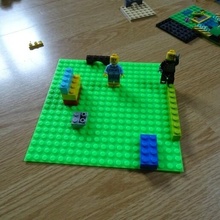 Lego Platten Spiel Plakette Spielzeug Ziegel 3d print model - Mito3D