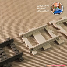 lego euroreprap sistema ferroviario de la pista adaptador varios La impresión 3d juguete tren Impreso en el diesel motor calibre locomotora modelo escala a un semáforo indicador punto participación 3d print model - Mito3D