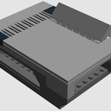 lego raspberry pi nes new nintendo case computer 3d print model - Mito3D