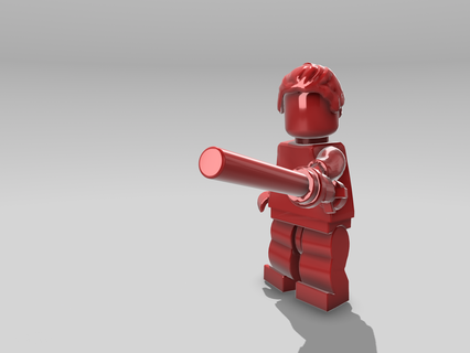 Lego rayo estrella guerras mini higo miniaturas 3d print model - Mito3D