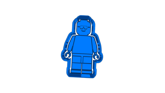 Lego serie 4 taglierina francobollo biscotto modulo bambino festa confetteria minnie topo Topolino Sciocco disney donald anatra margherita 3d print model - Mito3D
