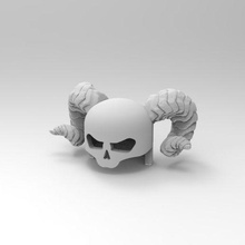 lego crâne barre 3d print model - Mito3D
