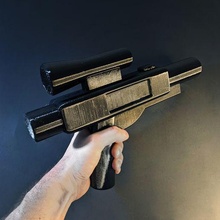 lego star wars pew long blaster 3d print model - Mito3D