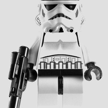 lego star wars stormtrooper game figurine 3d print model - Mito3D