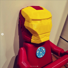 Lego Toilette Papier Ironman Wunder 3d print model - Mito3D