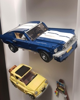 lego mur monter mustang 10265 Accueil maison wall mount afficher jouet collection légocréateur Véhicules voiture 3d print model - Mito3D