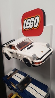 lego wall mount - porsche 911 10295 Home wall-mount display toy home collection legocreator vehicles car 3d print model - Mito3D