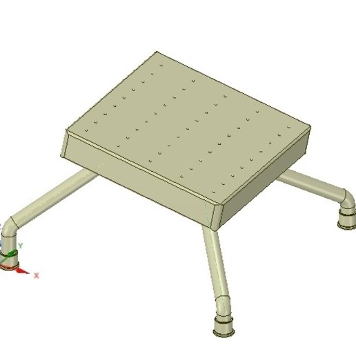 poggiagambe pedane hospital medical home 3d-rint cnc fatta casa l'acciaio legno l'alluminio tv cucina cena pranzo posti a sedere sede il design ospedale medico scandinavi in mobili la sedia sgabello confortevole legstool poggiapiedi appoggiagambe 3D print model - Mito3D