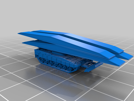 leguan bridge laying panzer brücke verlegung militär verschiedenes kategorisiert 3d print model - Mito3D