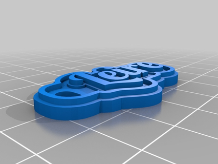 leire Jewelry customized keychains jewelry keys 3d print model - Mito3D