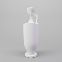 lekythos ancient greek pottery form home oil flask athenian 3d print model - Mito3D