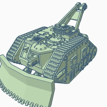 leman russ atlas recovery tank mark iii remix 28mm game games 3d print model - Mito3D
