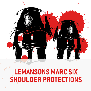 lemansons civil war marc six shoulders marine shoulder shoulderpad pauldrons mk6 mkvi wolves 3d print model - Mito3D