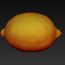 Zitrone Zitrusfrüchte Früchte Obst 3d print model - Mito3D