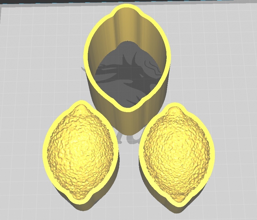 citron baignoire bombe 3d forme 3D print model - Mito3D