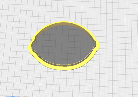 lemon cookie cutter 3d print model - Mito3D