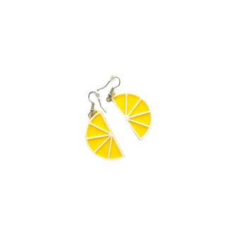 Limone arancia lime pompelmo orecchino arito cerchio in sospeso orecchini 3d print model - Mito3D