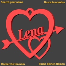 Lena kalp aşk tanrısı Aşk aziz Valentin jch saint valentin sevgili sevgililer amoureux in gün 3d print model - Mito3D