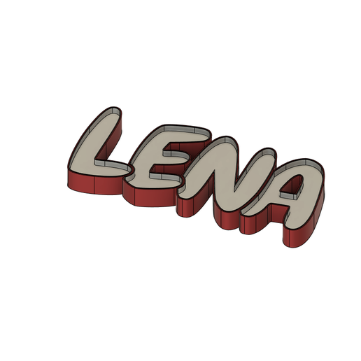 Lena lampe LED 3D print model - Mito3D