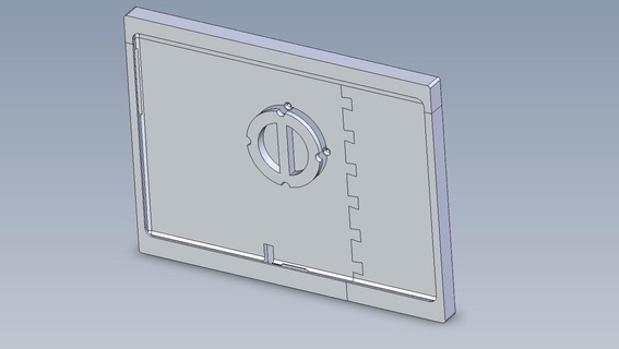 lenovo tab m10 tb x605f parete montare 3d print model - Mito3D