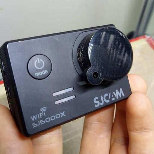 lens cap sjcam sj5000x elite 4k 3D print model - Mito3D