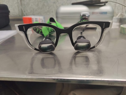 lens yan kalkan tasarım vizyon büyütme Gözlük gözlük büyüteçler ilaç ameliyat 3d print model - Mito3D
