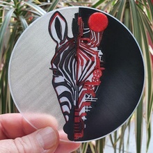 lens zebra ardif streetart spot lamp 3d print model - Mito3D