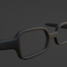 lenses funko glasses 3d print model - Mito3D