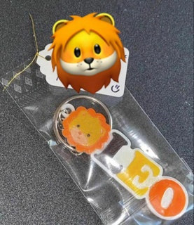 leo leon lion keychain leonardo 3d print model - Mito3D
