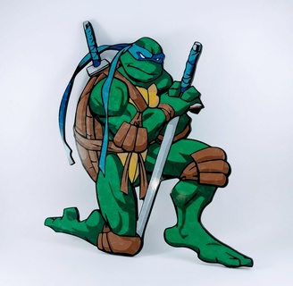 Leonardo tmnt 12 Farben ams mmu ercf Ninja Schildkröten Teenager Mutant Mehrfarbig Mehrfarben 3d print model - Mito3D