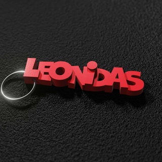 leonida porta chaves gadget chaveiro 3d print model - Mito3D