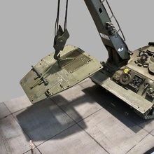 leopard 1 engine deck lifting tool tank military 35 3d print model - Mito3D