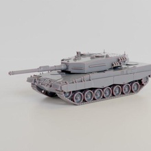 leopardo 2 a4 mbt artilugio tanque militar modelo escala avión juguete juego guerra miniatura vehículo 3d print model - Mito3D