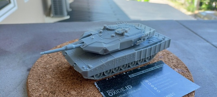 Leopard 2 Evolution Panzer Megt Bundeswehr Deutschland gepanzert Krieg Gaming Wargaming 3d print model - Mito3D