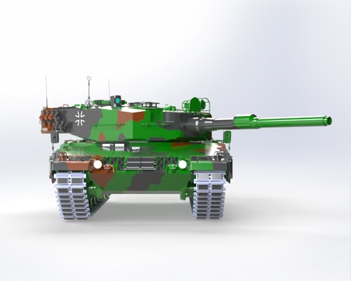 leopard 2a0 & a1 main battle tank 1 35 game 3d print model - Mito3D