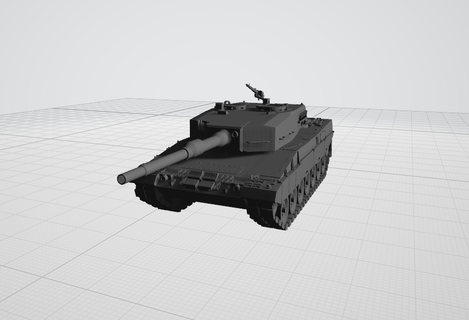 leopardo 2a4 leopard2a4 2 tanque España Ejército otan guerra alemán 3d print model - Mito3D