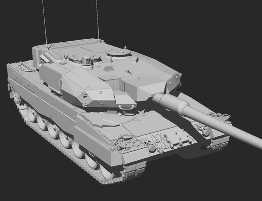 leopar 2pl polonya mbt versiyon oyun tank askeri ifv fransa 1 72 yılın ordu k2 siyah panter 3d print model - Mito3D