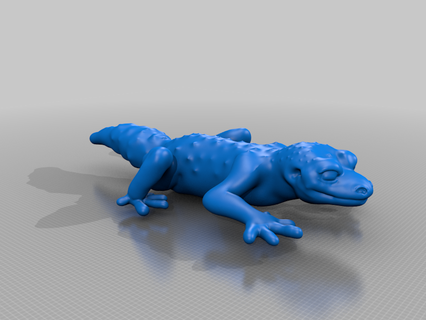 Leopard Gecko v2 Tiere Kreaturen Kunst 3d print model - Mito3D