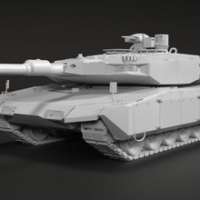 leopardo ii revolução 3d print model - Mito3D