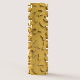 leopar doku rulman toplu iğne polimer kil wiggly lines kesici 3d print model - Mito3D