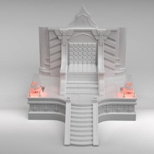 leoric du trône jeu fotis à la menthe diorama diablo blizzard 3d print model - Mito3D
