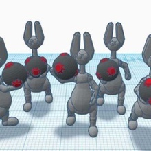 lep droide virus vettori stella guerre legione scala toy_game_accessories 3d print model - Mito3D