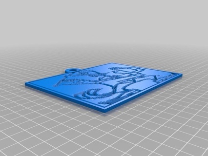 Kobold Lithophan Kunst angepasst 2d Lithophane 3d print model - Mito3D
