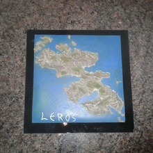 leros greco isola terreno topografia 3d print model - Mito3D