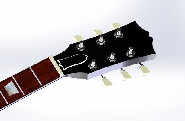 les paulo violão cnc electrica acústica amador 3d print model - Mito3D