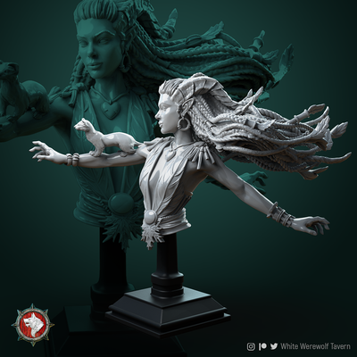 famiglia fallimento pre supported gioco fantasia dnd tavolo giochi dndminiatures drago gnoll 3d print model - Mito3D